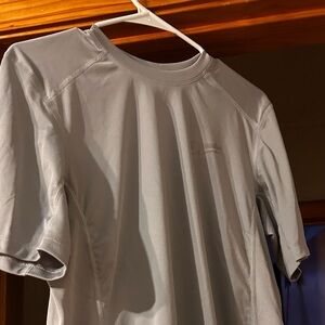 Gray Short Sleeve Athletic Shirt